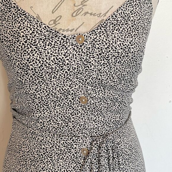 Sienna Sky Womens Dress Small Midi Leopard Animal Travel Mob Wife Bohemian Boho - Picture 4 of 13